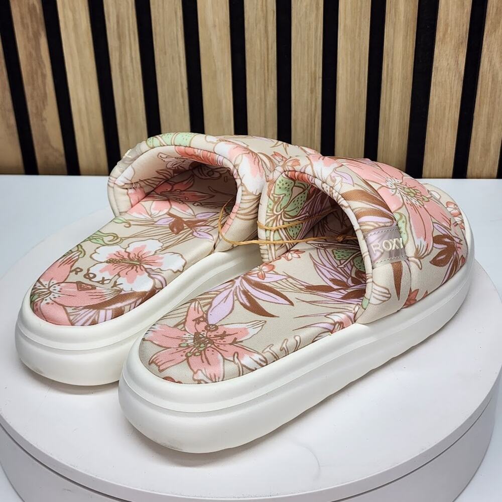 NEW - Roxy Gelato Lux Women’s Pink Platform Sandals Slip On Casual Shoes Size 5 - Picture 3 of 7